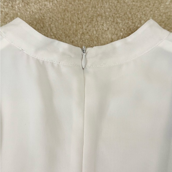 Black/White Colorblock Sleeveless Midi Dress - Picture 5 of 6